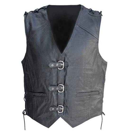 NEO Leather Buckle Vest - 2XL only - END OF LINE